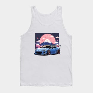 Subaru BRZ Car Art - Widebody Modified Stance JDM Car Tank Top